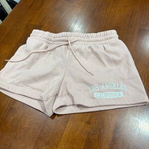 Women's Athletic Shorts in Light Pink